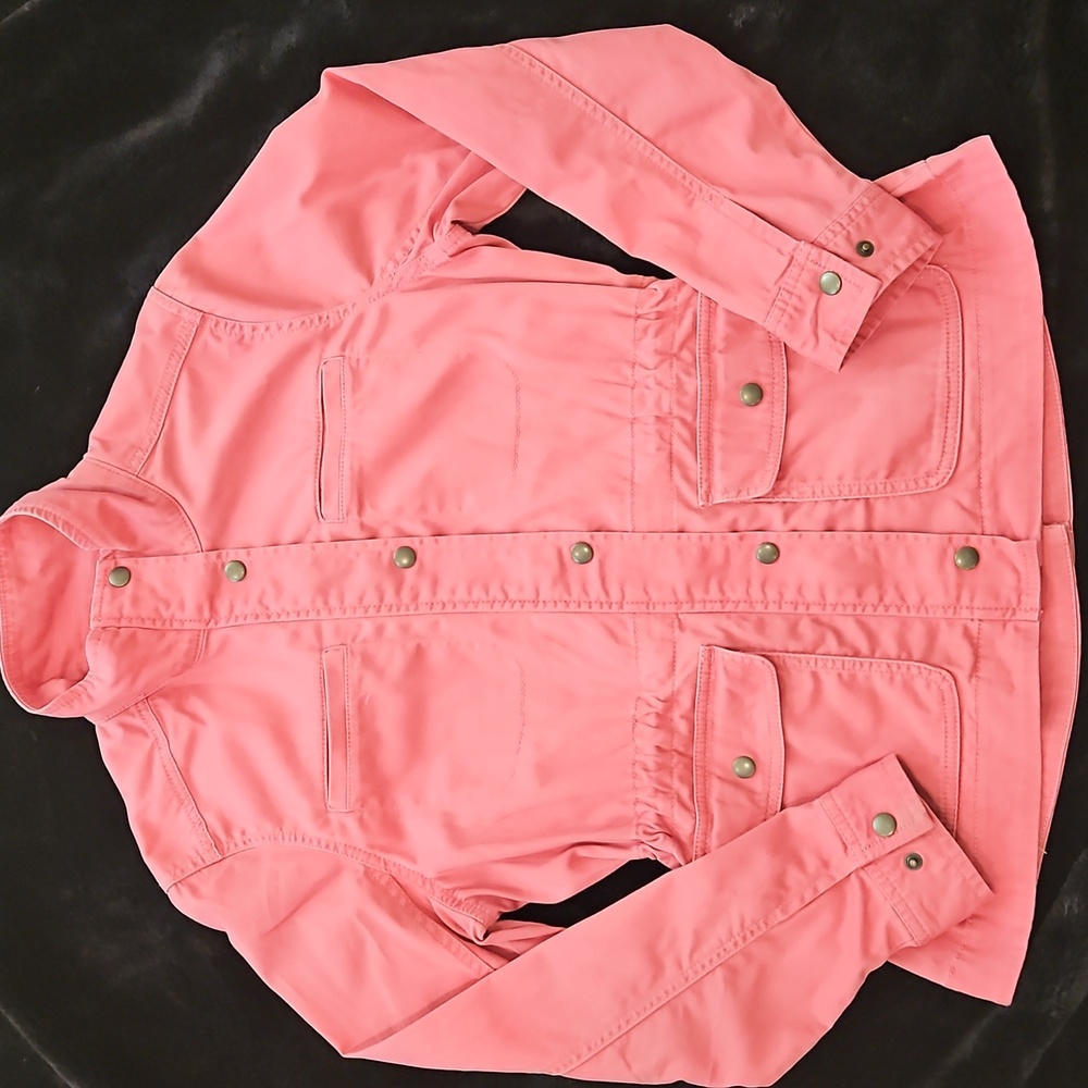 EUC L.L. Bean Pink Classic Utility Jacket - Sz XS Petite